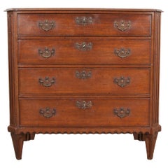 Antique English 18th Century Jacobean Oak Chest of Drawers