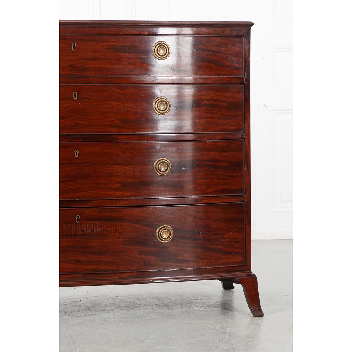 Other English 18th Century Mahogany Chest For Sale