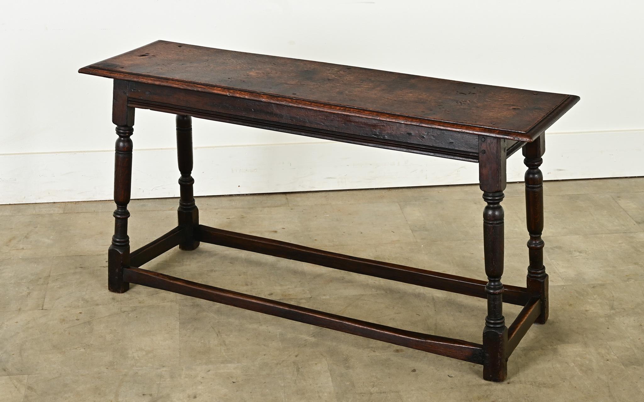 Banc anglais en Oak du 18ème siècle en vente 2