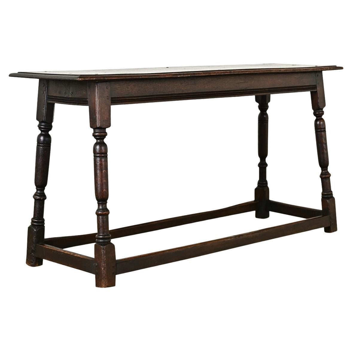 English 18th Century Oak Bench