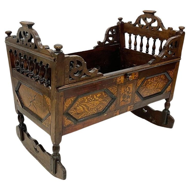 Oak Cradle For Sale on 1stDibs oak baby cradle, cradle in