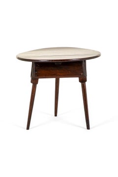 English 18th Century Oak Cricket Table or Side Table