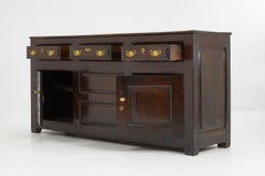 English 18th Century Oak Dresser Base