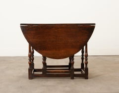 English 18th Century Oak Gateleg Table