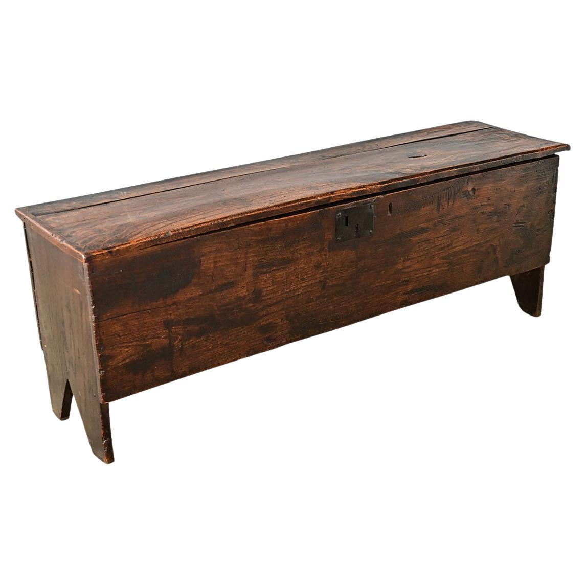 Panchina inglese del XVIII secolo in Oak in vendita