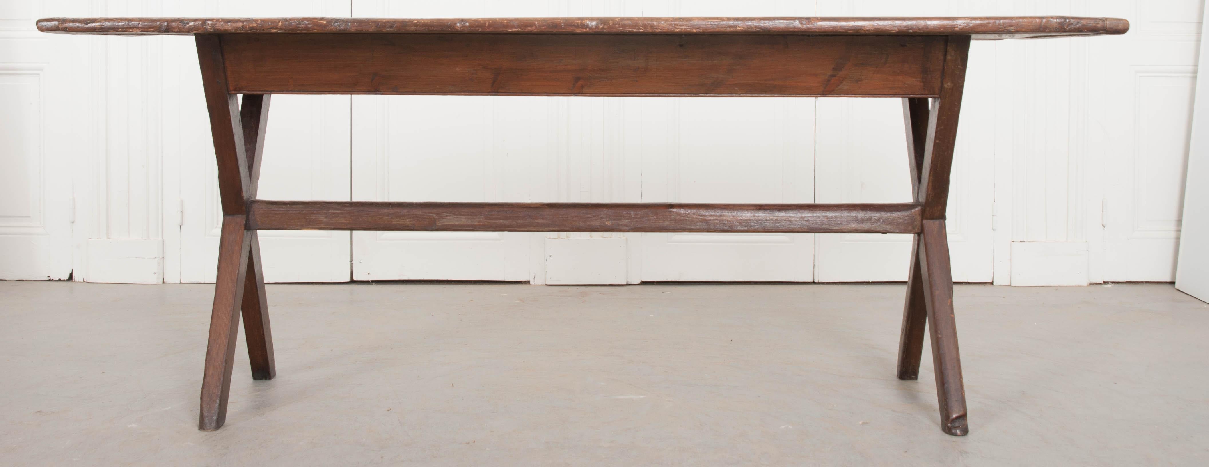 English 18th Century Oak Tavern Table 4