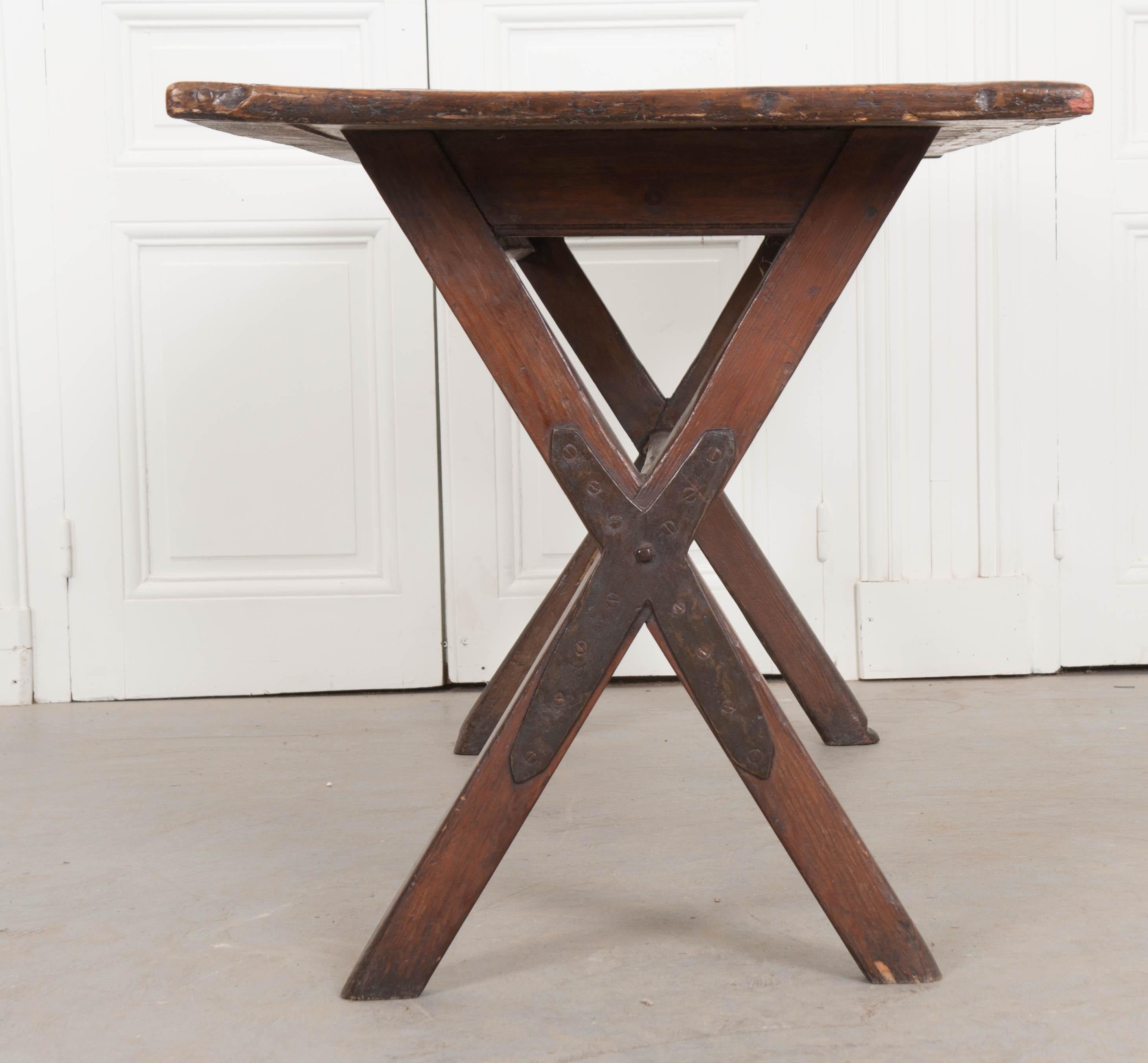 English 18th Century Oak Tavern Table 5