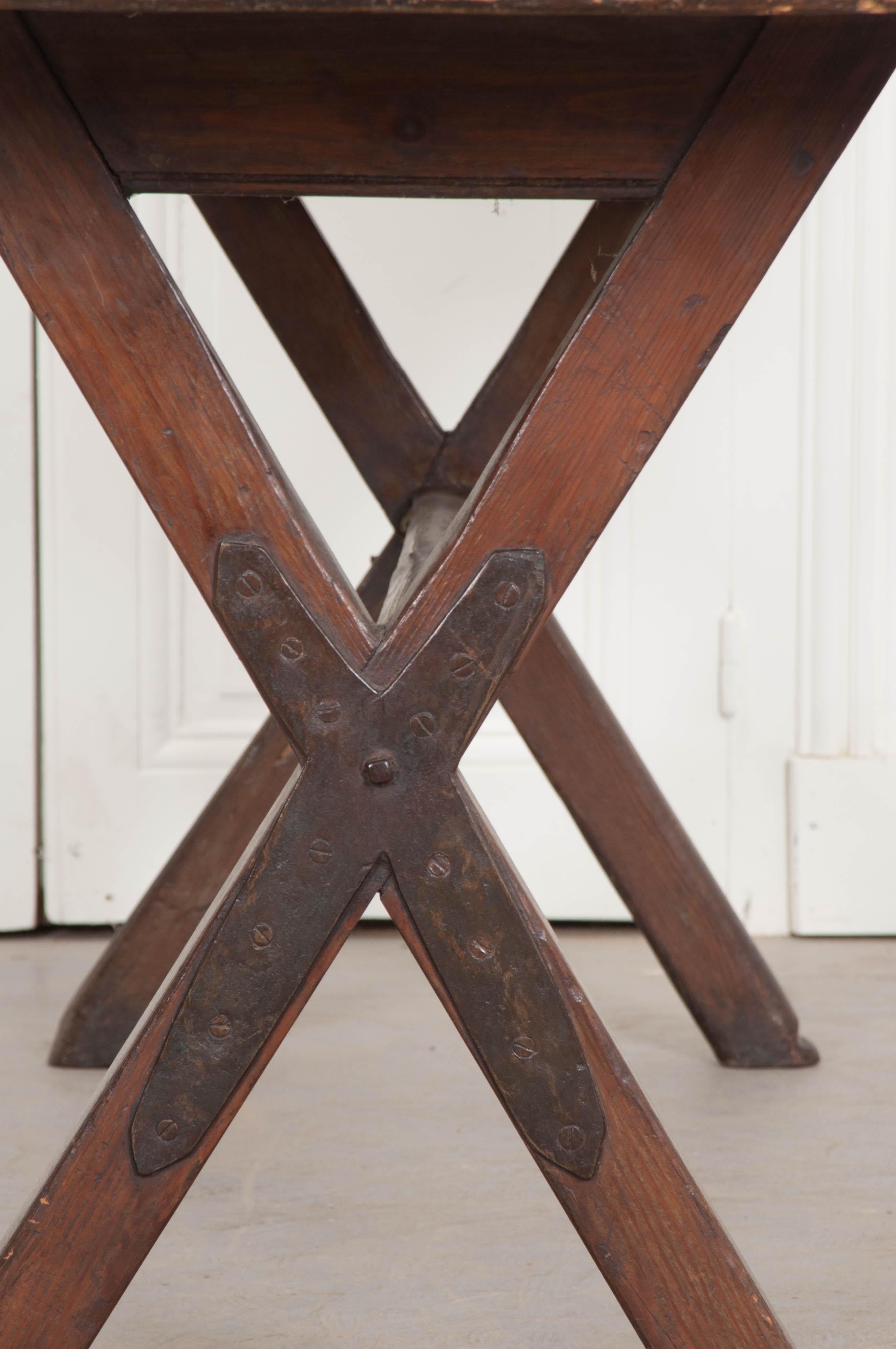 English 18th Century Oak Tavern Table 6