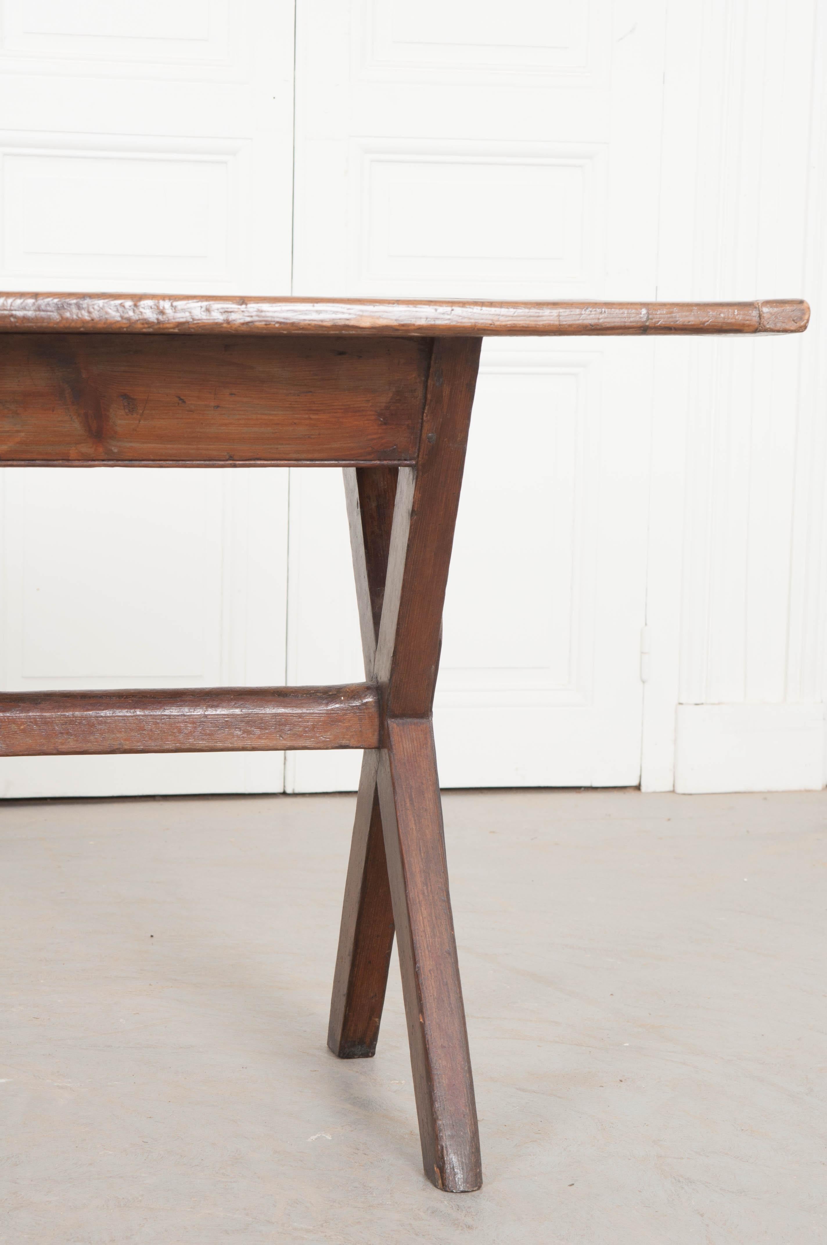 Country English 18th Century Oak Tavern Table