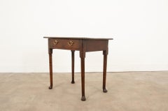 English 18th Century Pad Foot Lowboy
