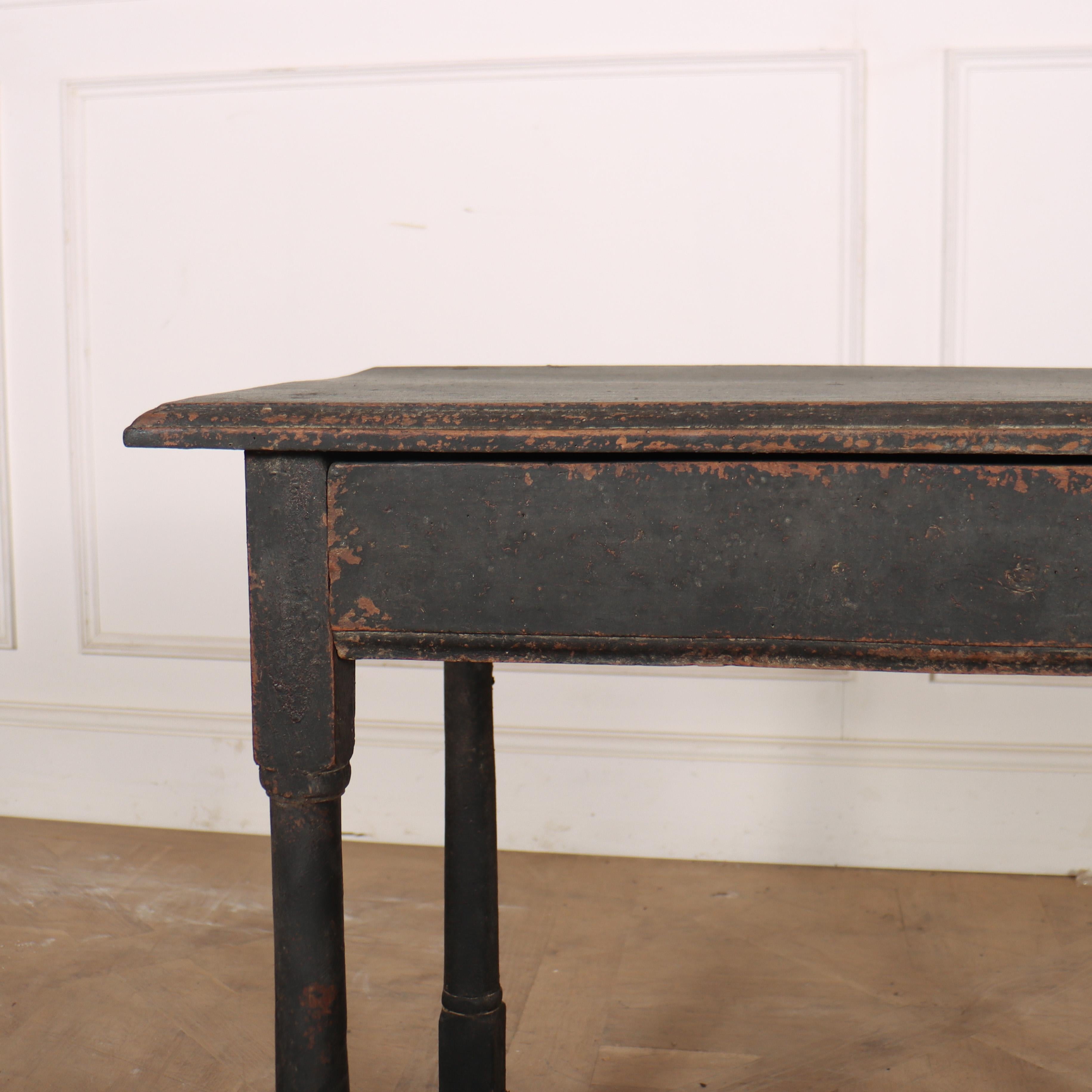 Pequeña lámpara/mesita auxiliar inglesa pintada de finales del siglo XVIII. 1790.

Referencia: 8444

Dimensiones
31 pulgadas (79 cms) de ancho
19 pulgadas (48 cms) de profundidad
28 pulgadas (71 cms) de alto