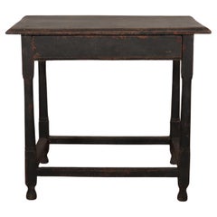 English 18th Century Painted Lamp Table