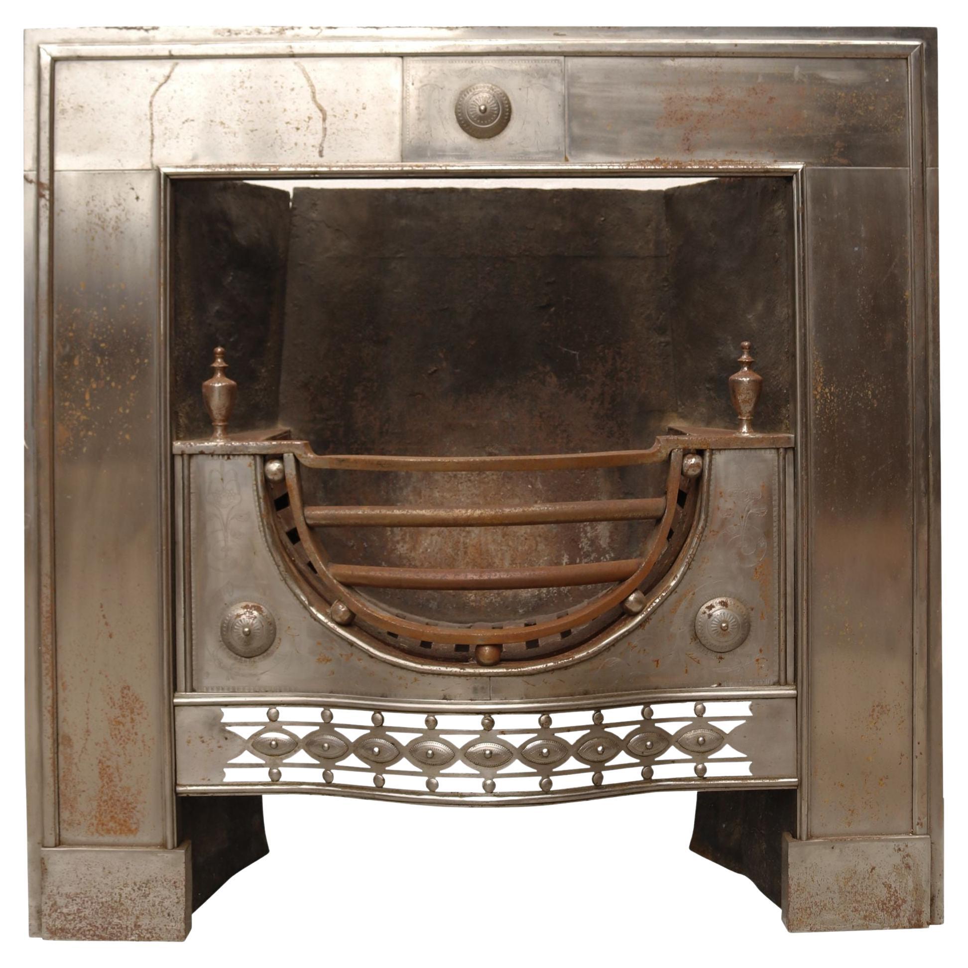 English 18th Century Style Register Fire Grate For Sale