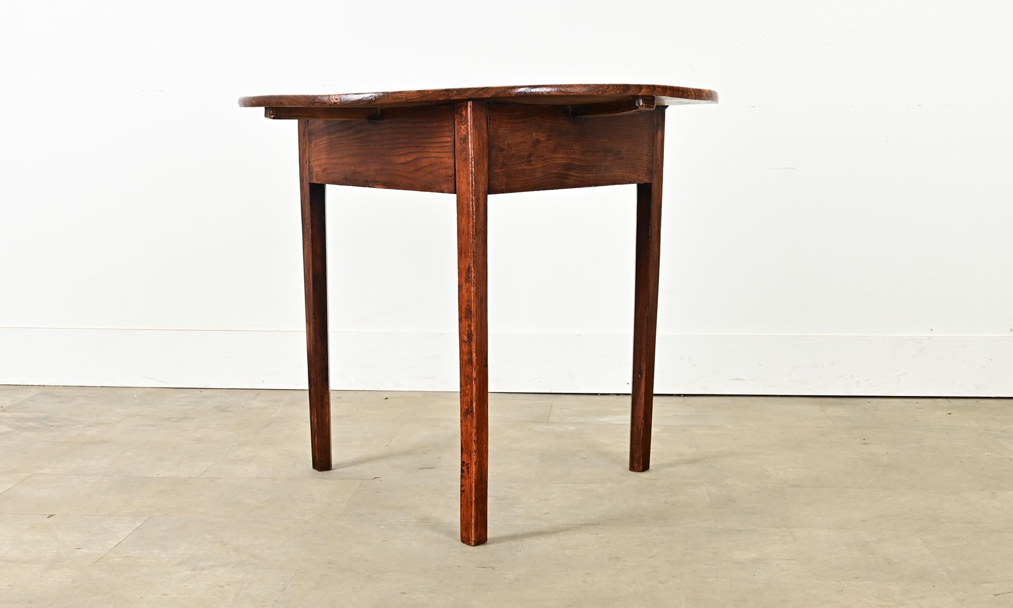 Other English 18th Century Solid Elm Cricket Table
