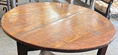 English 18th Century Stained Elm Cricket Table