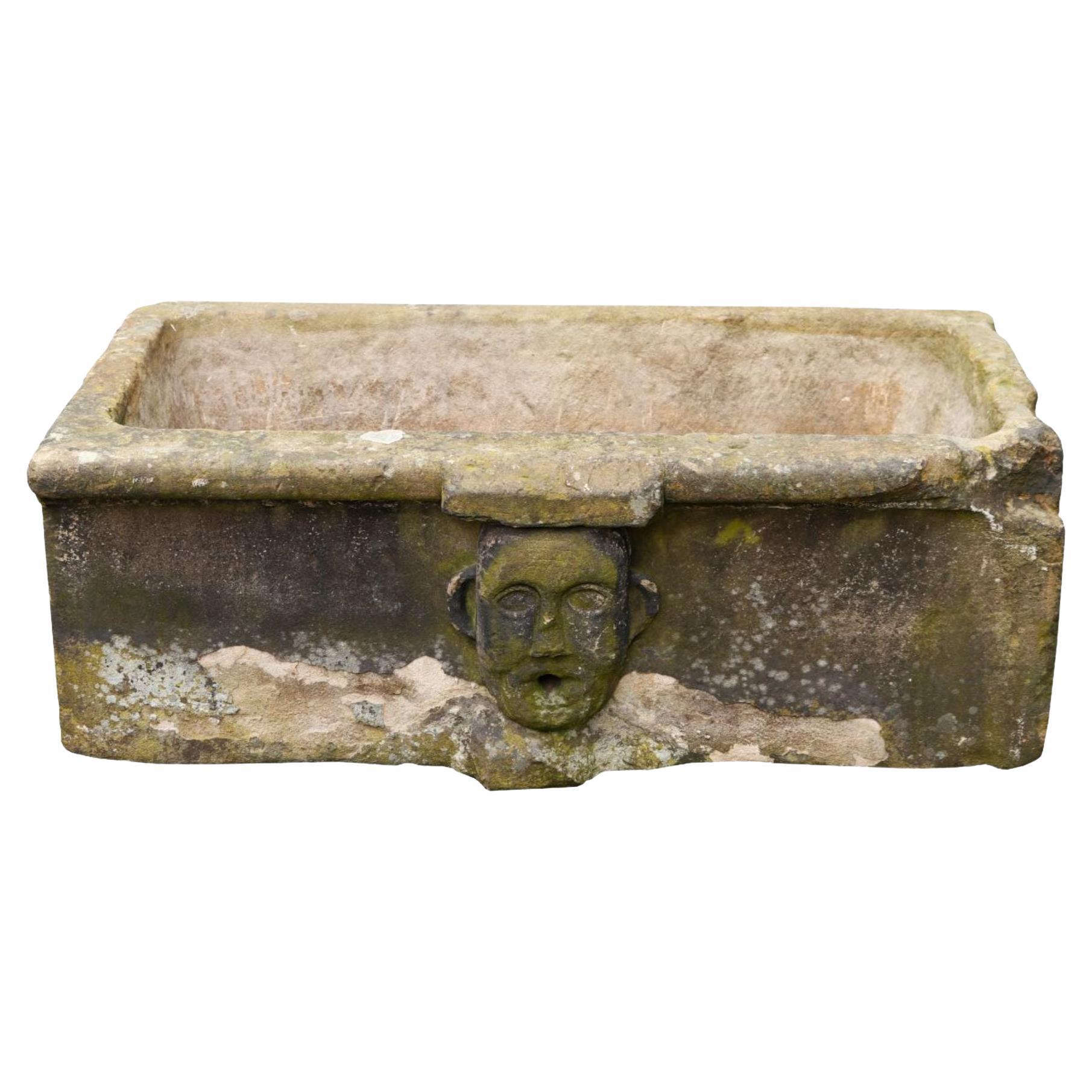English 18th Century York Stone Cistern For Sale