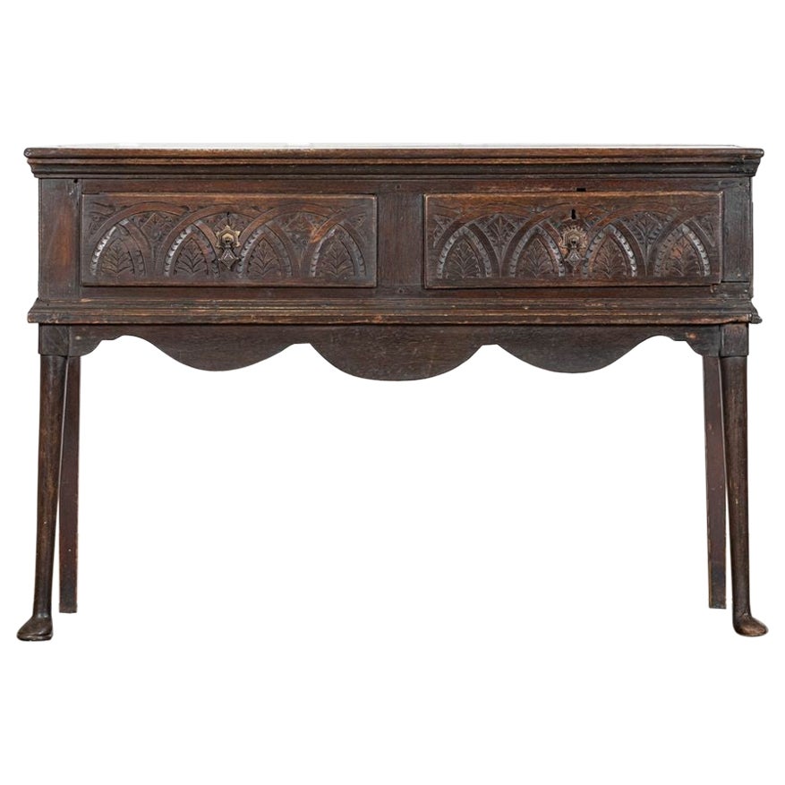 Base per comò inglese in Oak del XVIII secolo