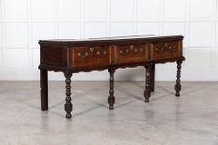 English 18thC Vernacular Oak Dresser Base