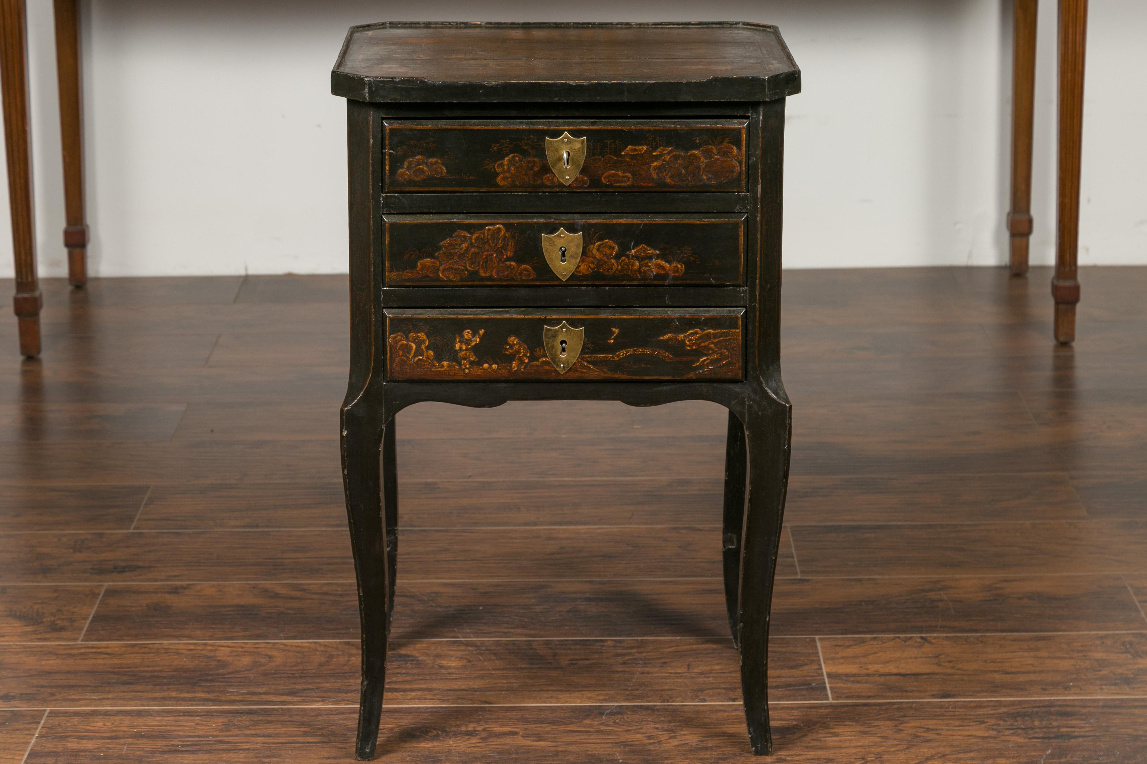 chinoiserie nightstand