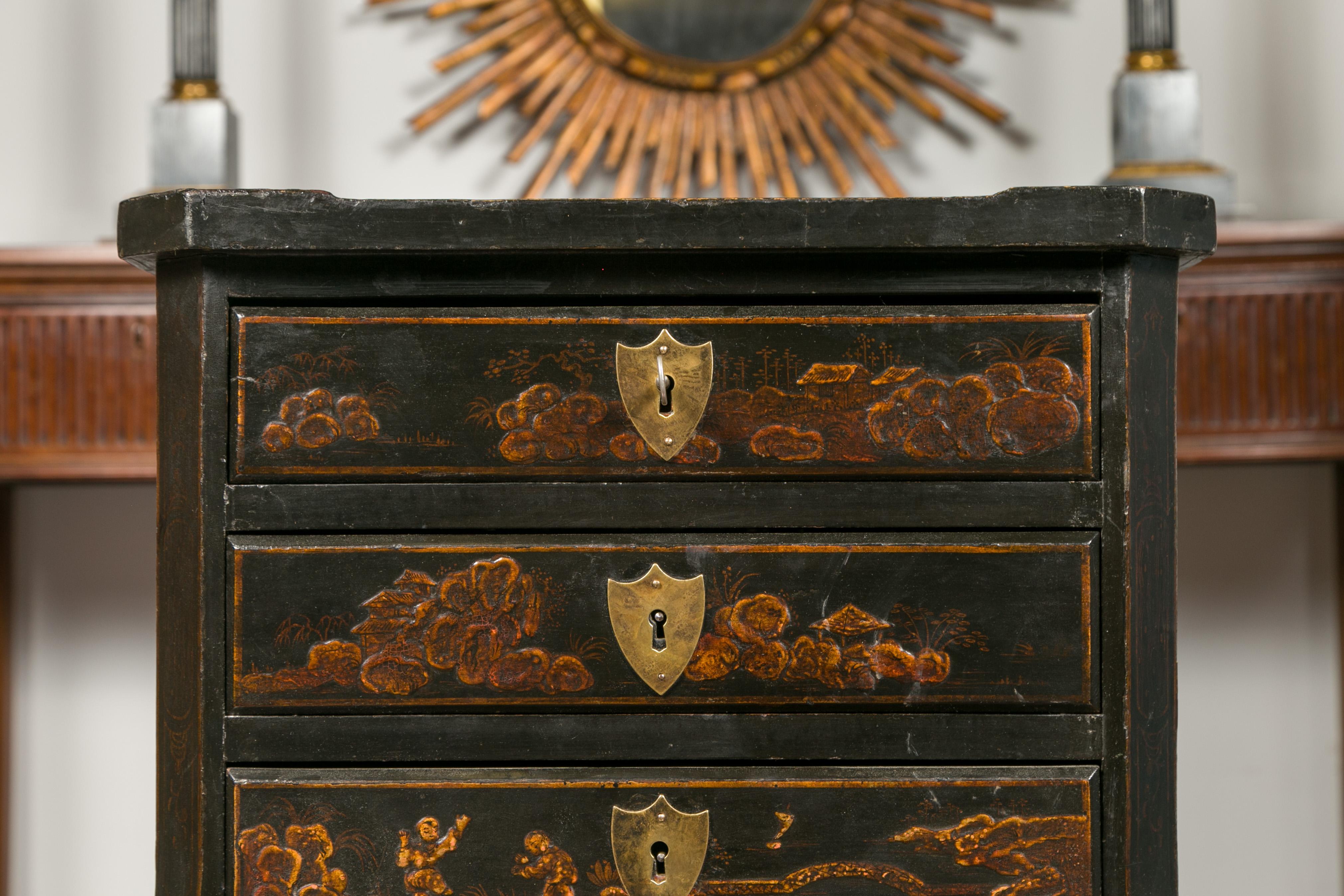 chinoiserie bedside tables