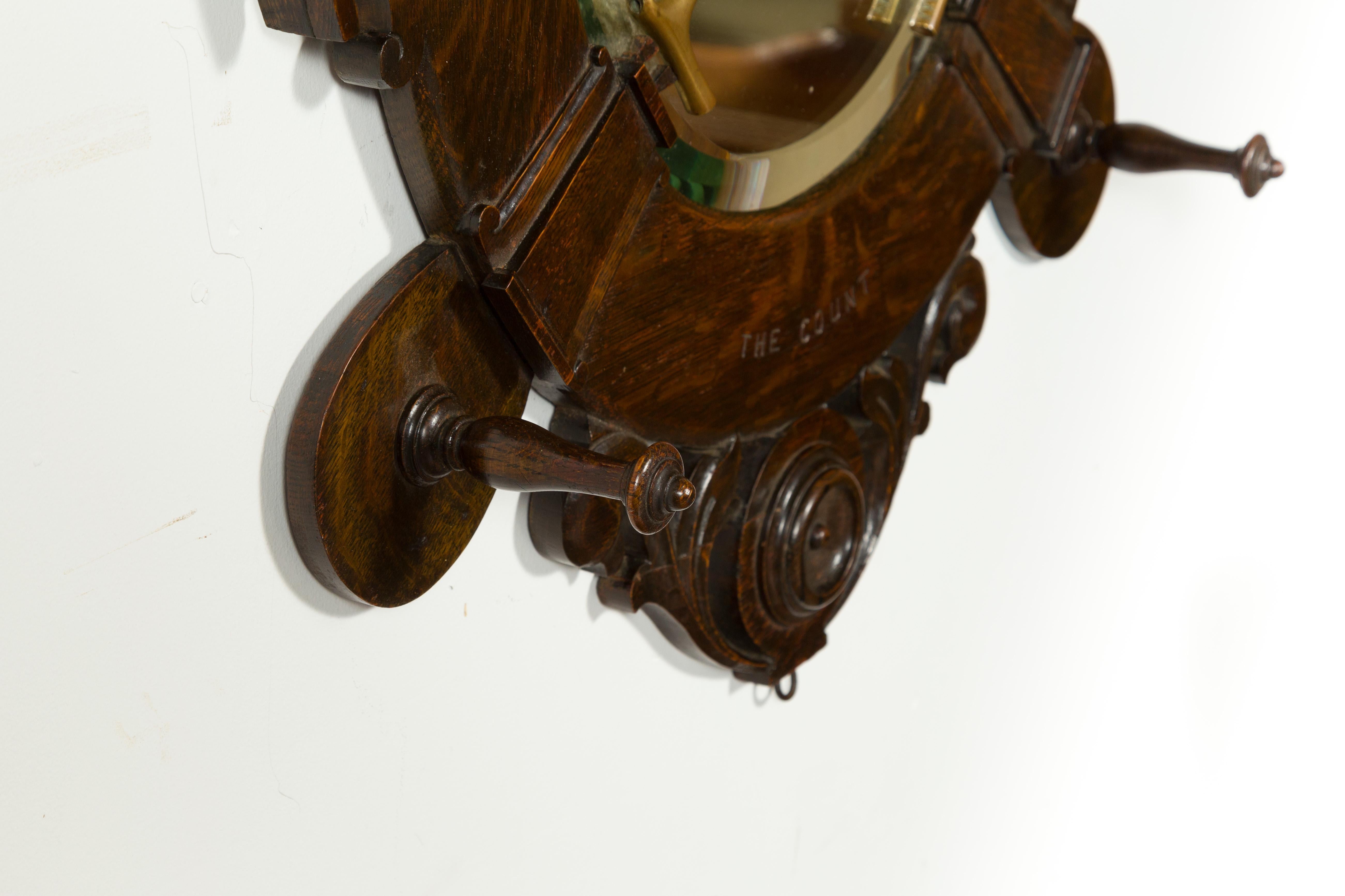 Cavallo da parete in terracotta, Oak e bronzo del 1903 firmato J. Priestman in vendita 3