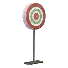 English 1920s Fun Fair Mounted Darts Target