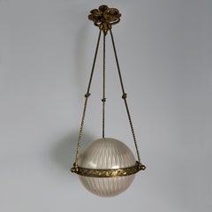 English 1920s Globe Light