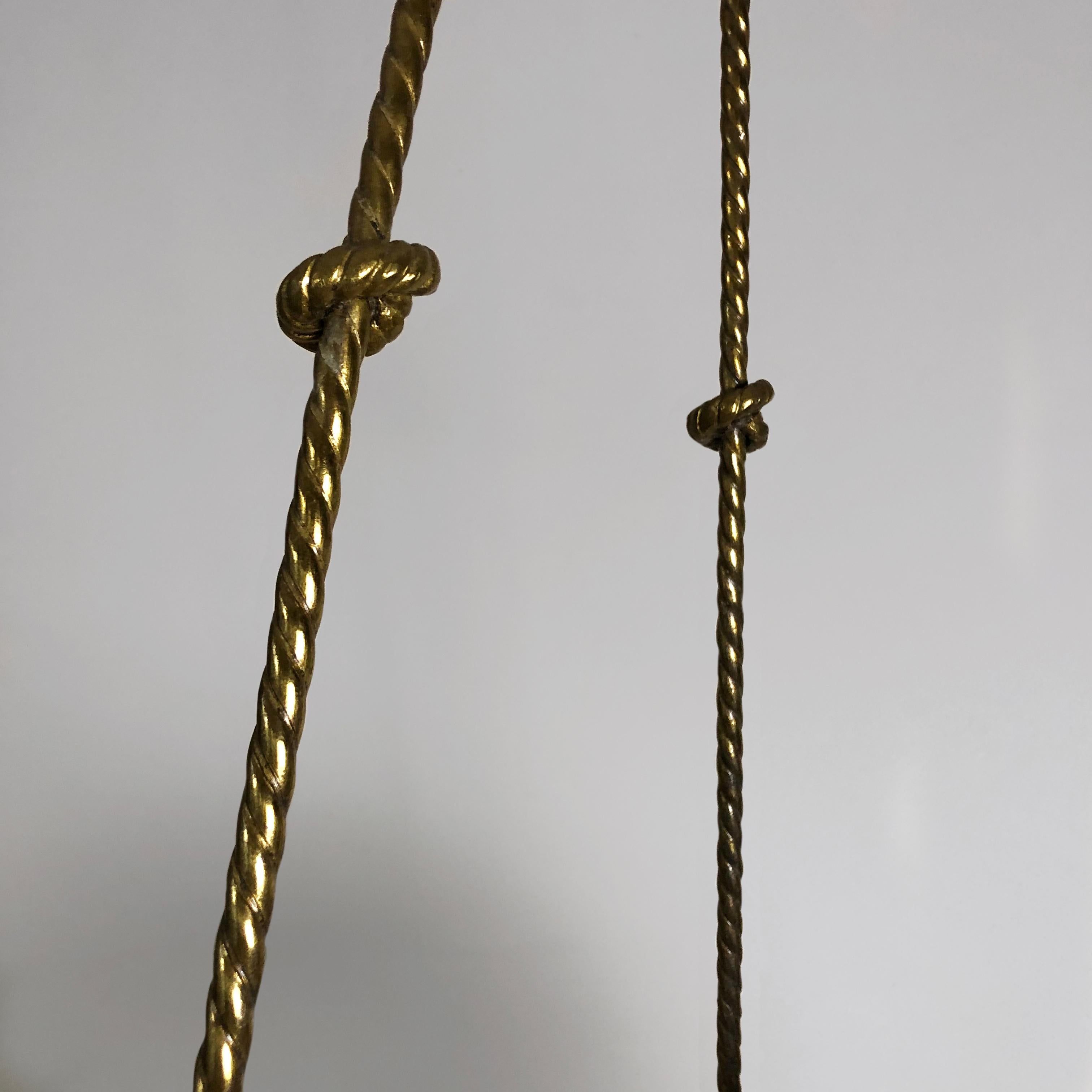 Ottone Globe Lighting inglese degli anni '20 in vendita