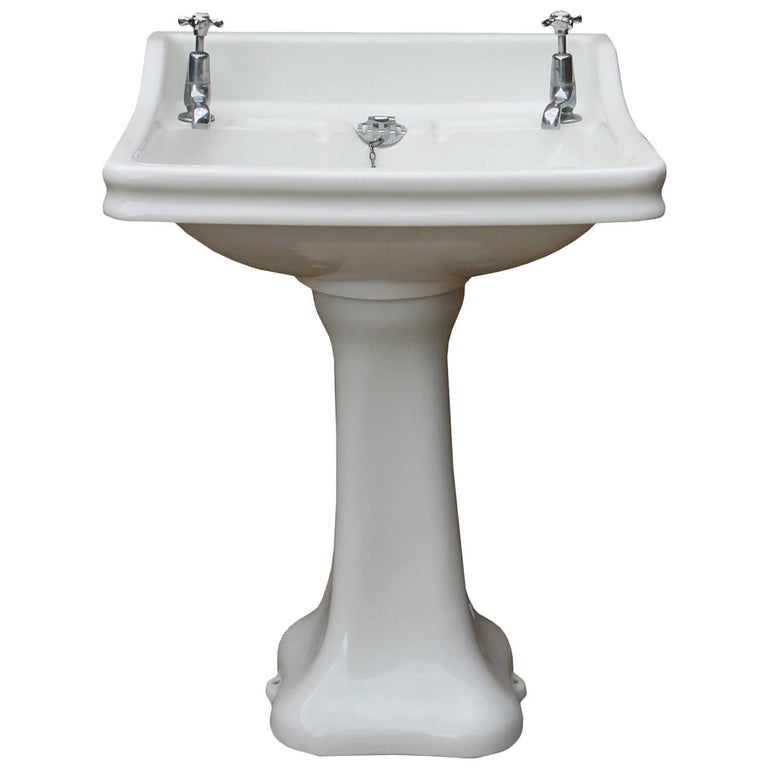 English 1920s ‘John Bolding’ Pedestal Basin at 1stDibs