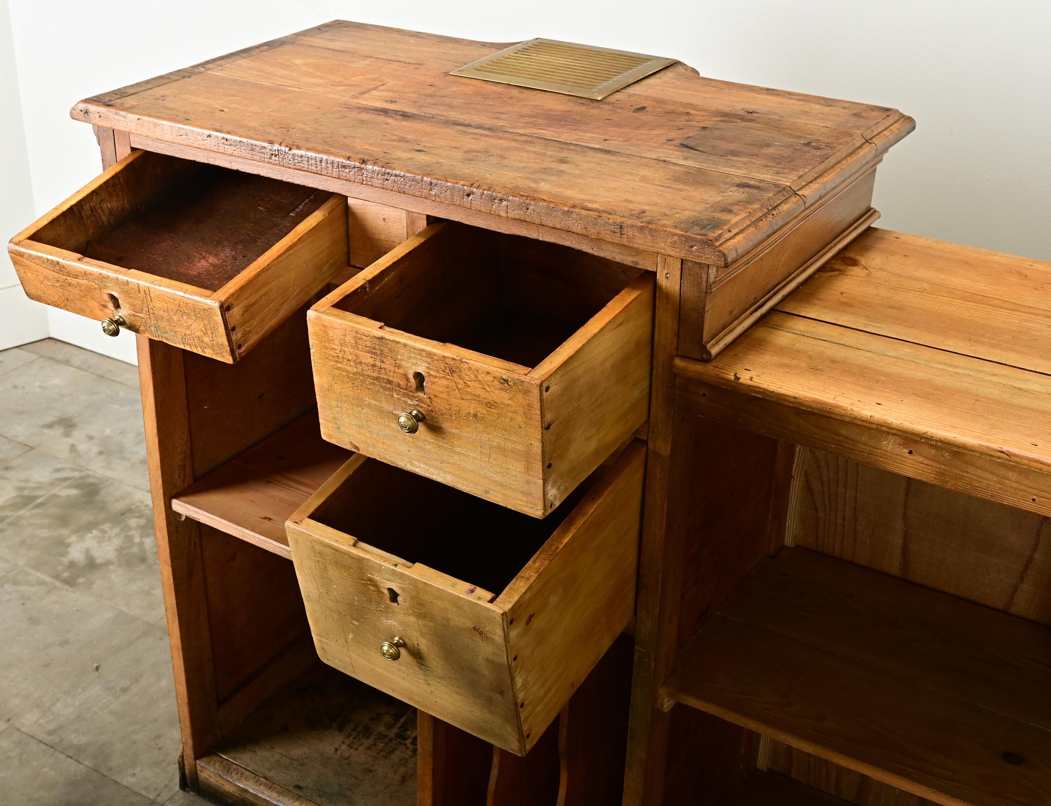 English 1920’s Pine Bar from a Pub 6