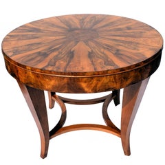 English 1930s Art Deco Large Walnut Centre or Dining Table