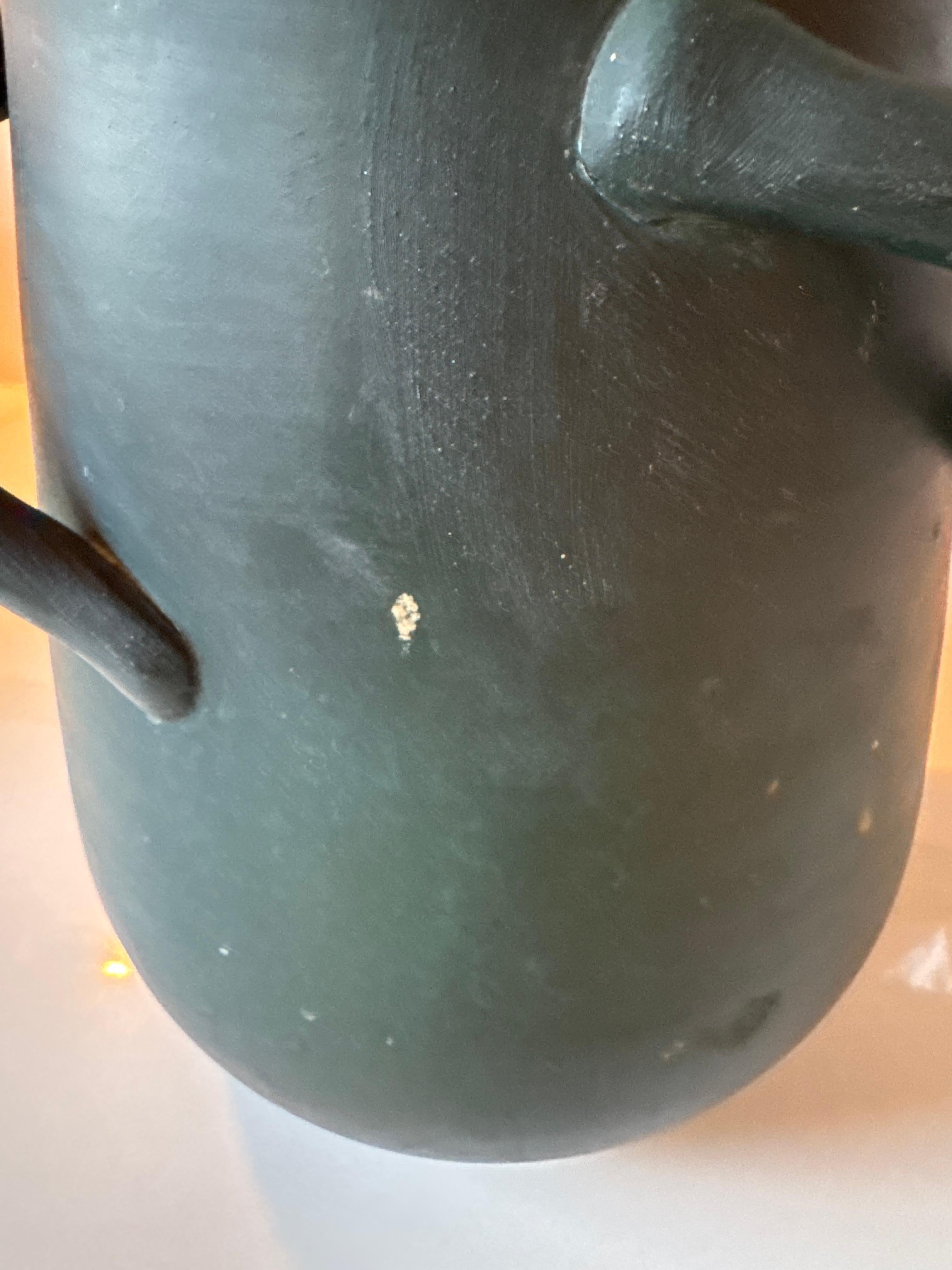 Jarrón inglés de cerámica Hurlinghamware de 1930 Alfarería en venta