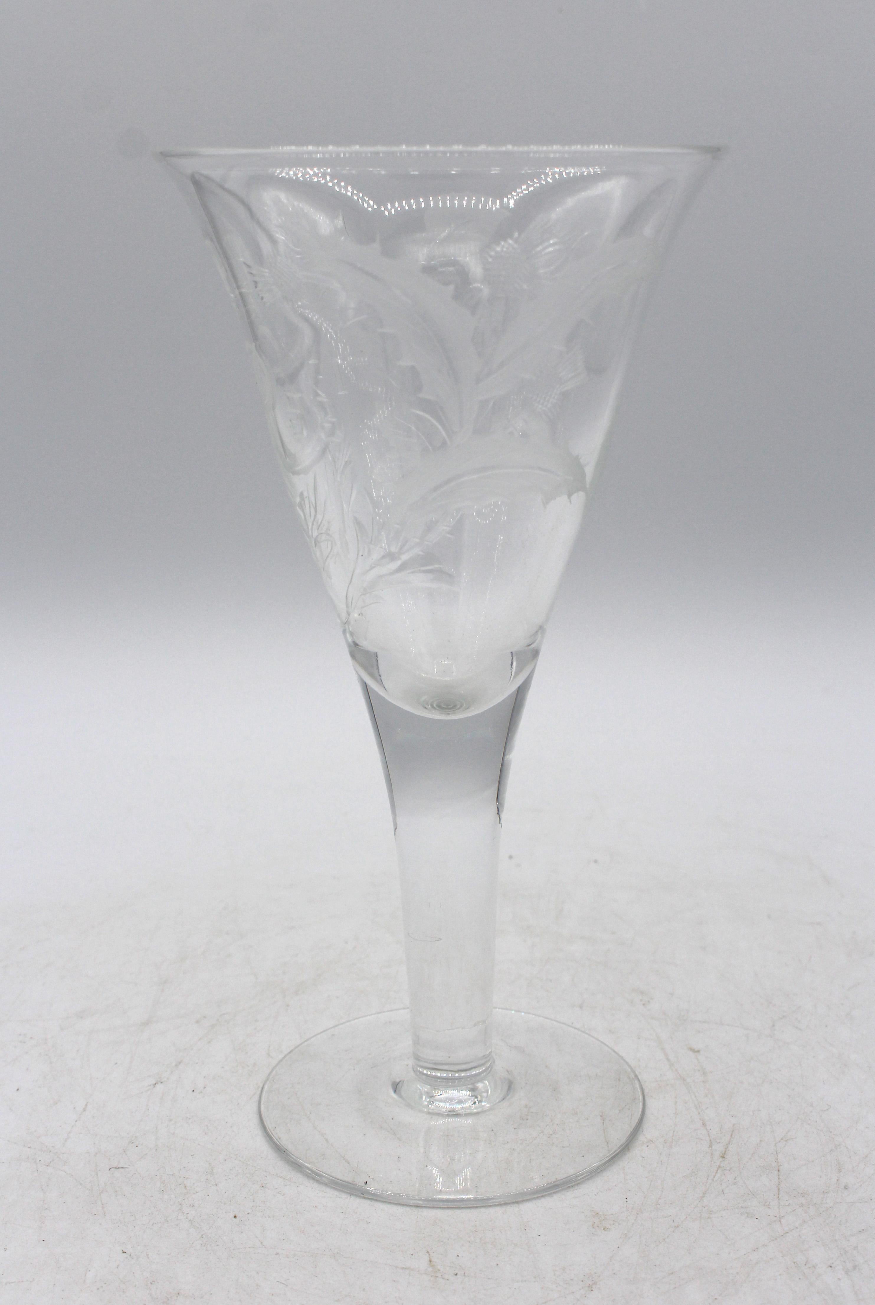 Anglais Gobelet anglais Elizabeth II Coronation Glass de Webb, 1953 en vente