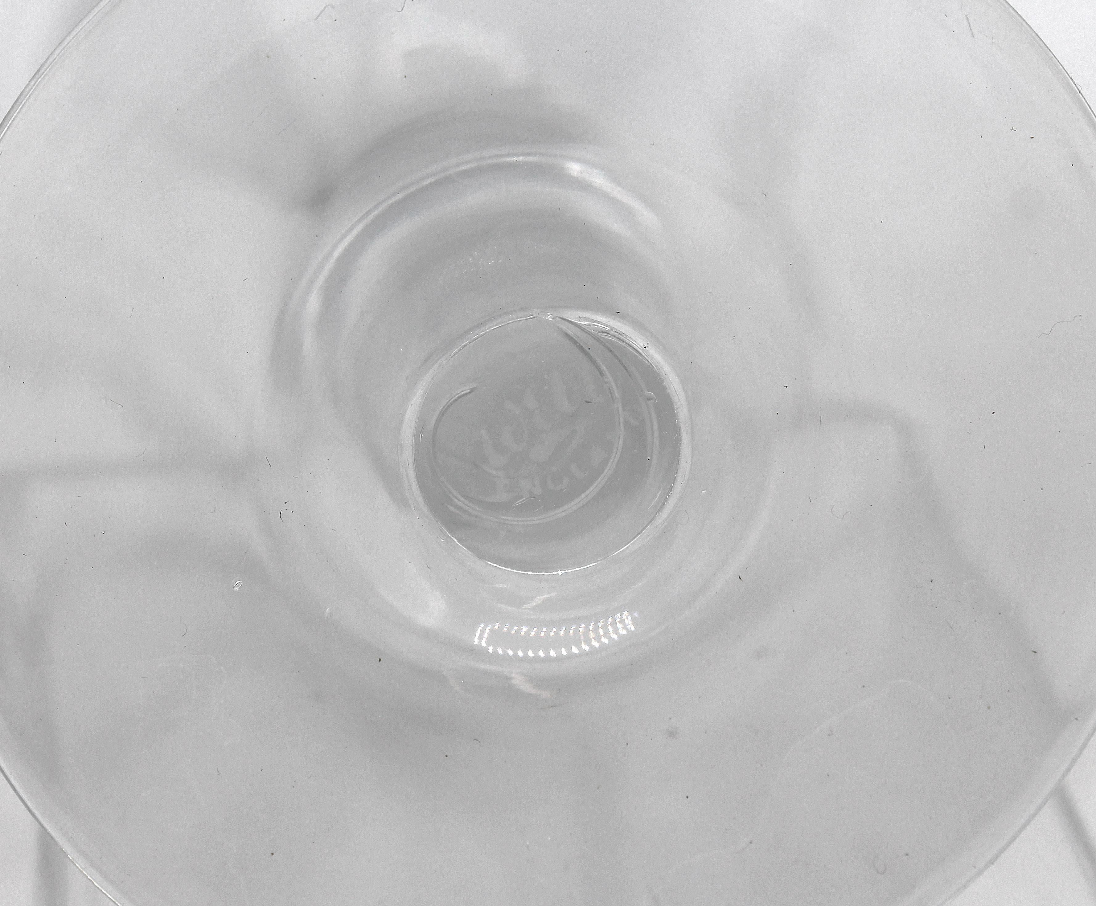 Verre Gobelet anglais Elizabeth II Coronation Glass de Webb, 1953 en vente