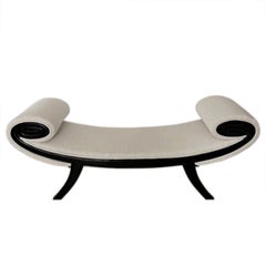 English 1970s Upholstered Window Seat
