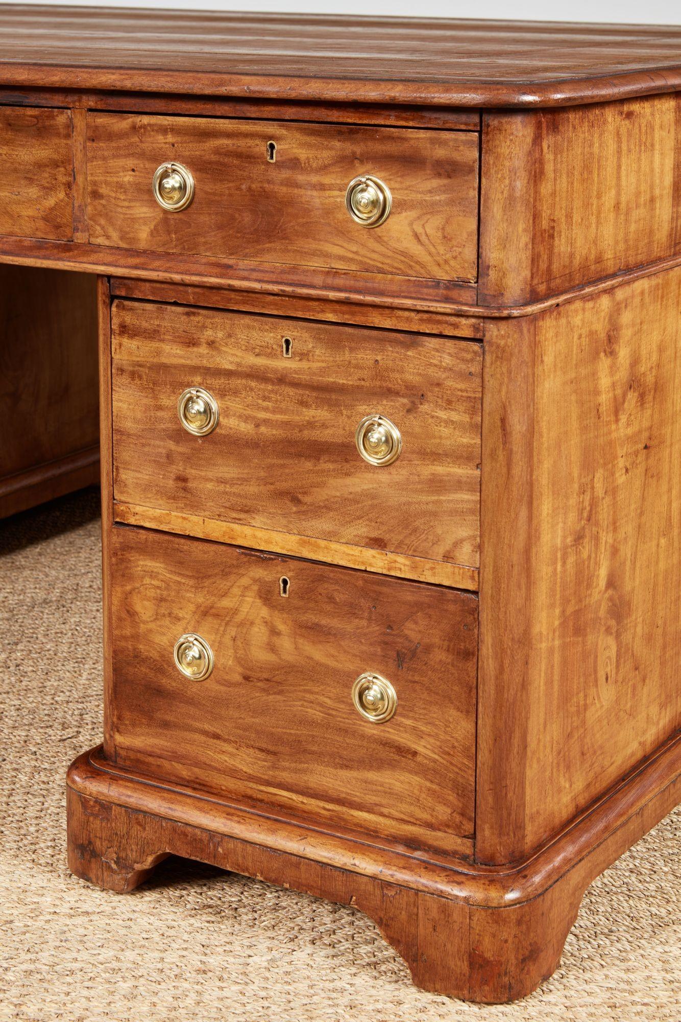 English 19th c. Generous Partners' Desk For Sale 4