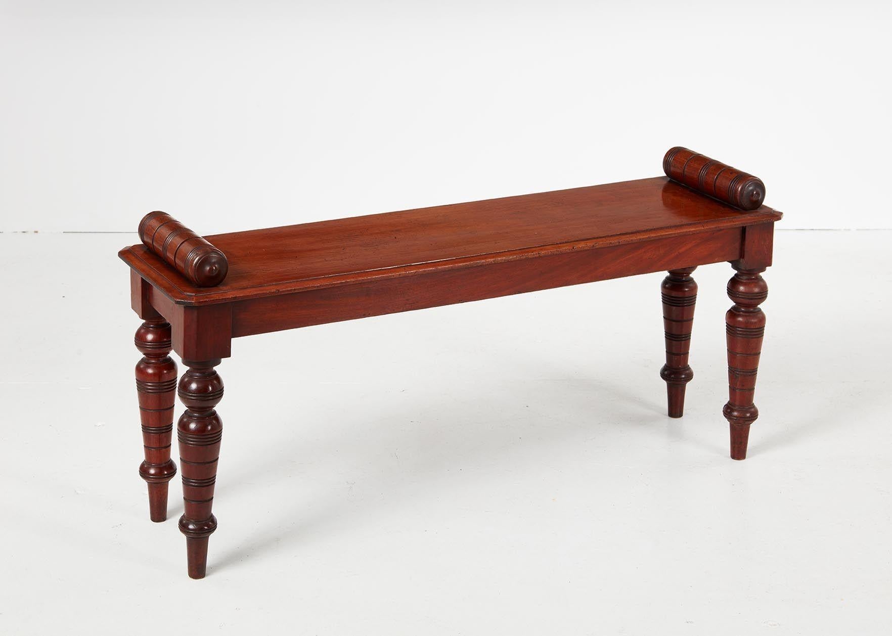 Mid-19th Century English 19th c. Hall Bench For Sale