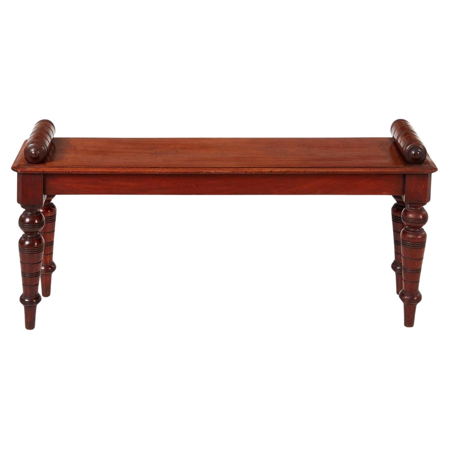 English 19th c. Hall Bench For Sale