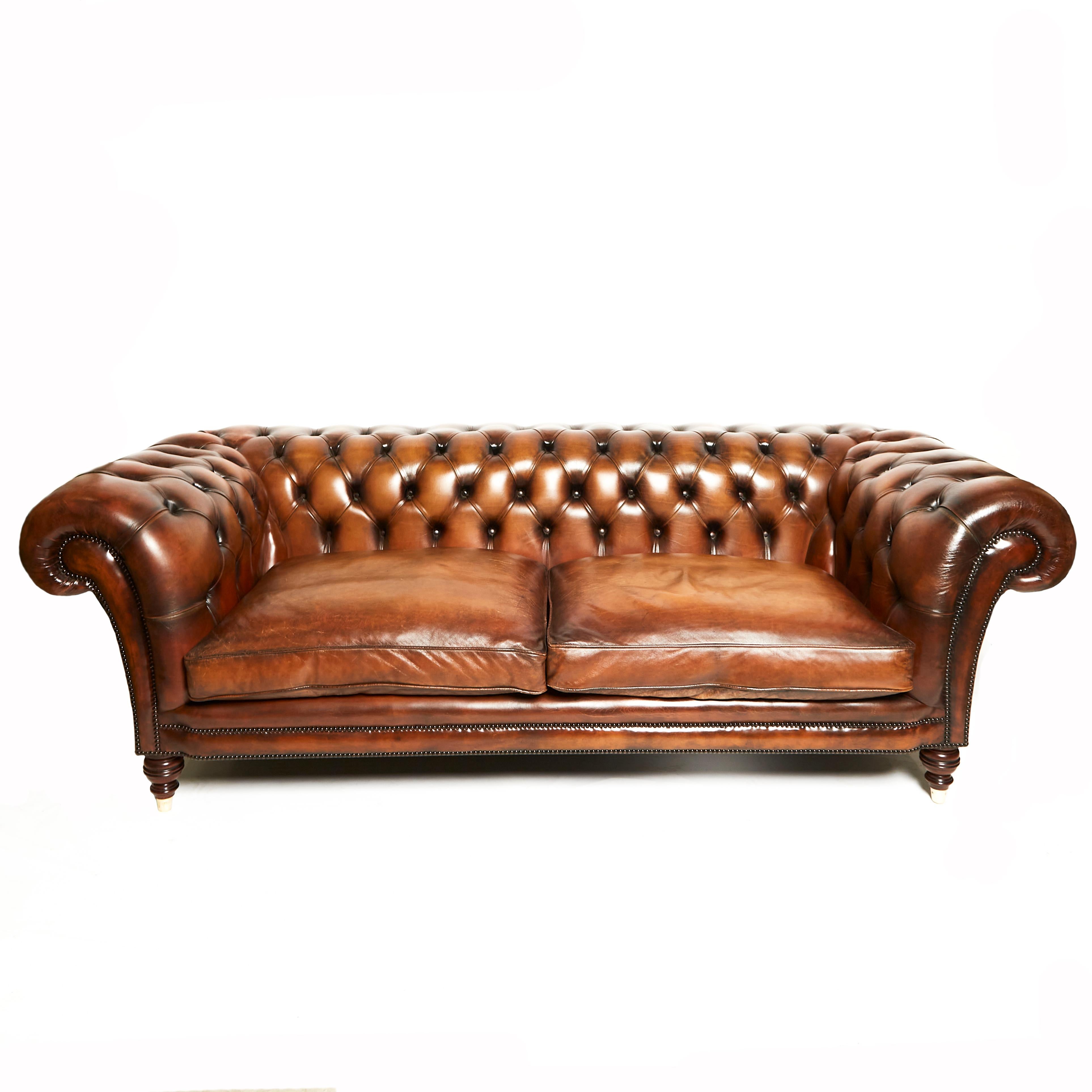 English 19th Century Style Chesterfield Sofa 2