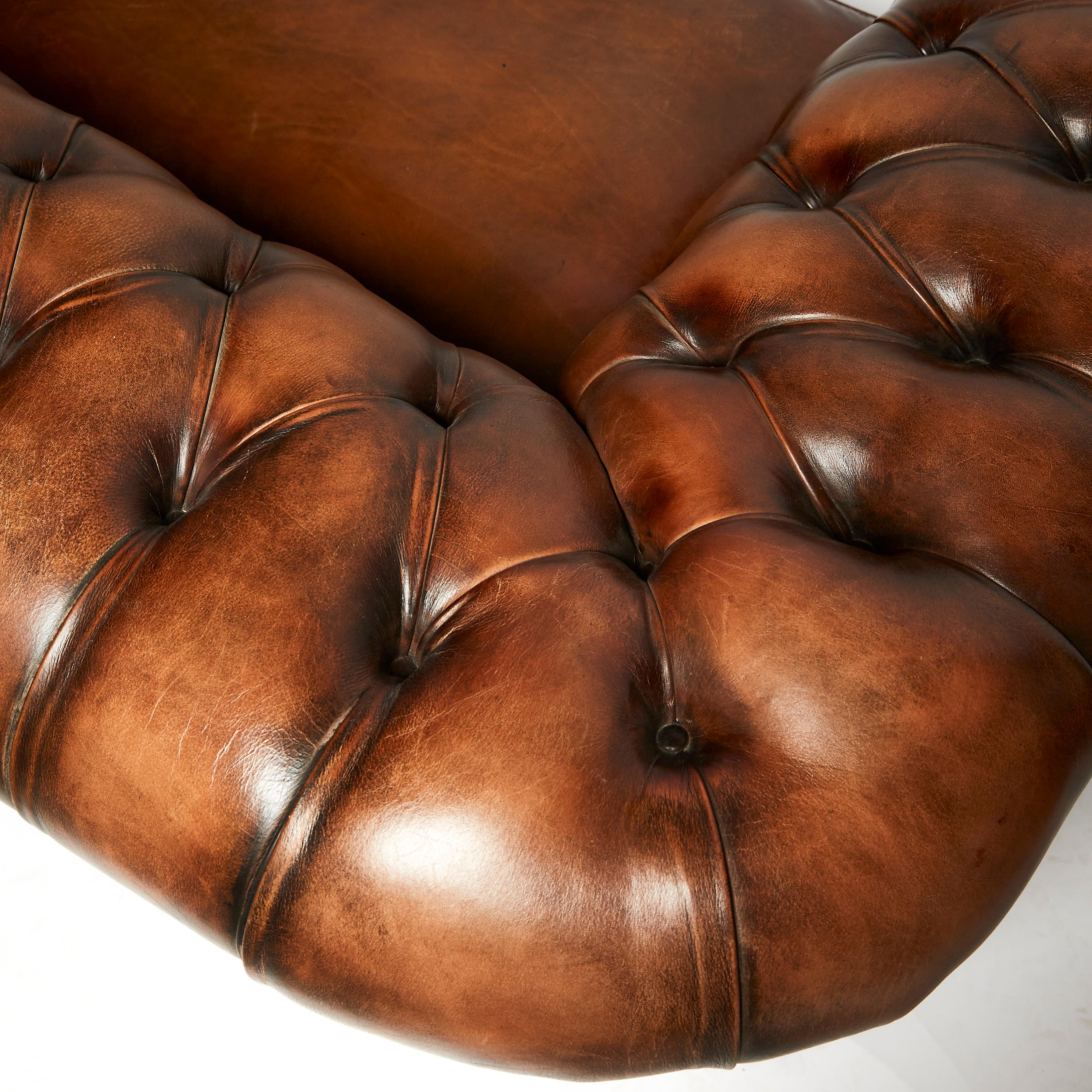 Contemporary English 19th Century Style Chesterfield Sofa