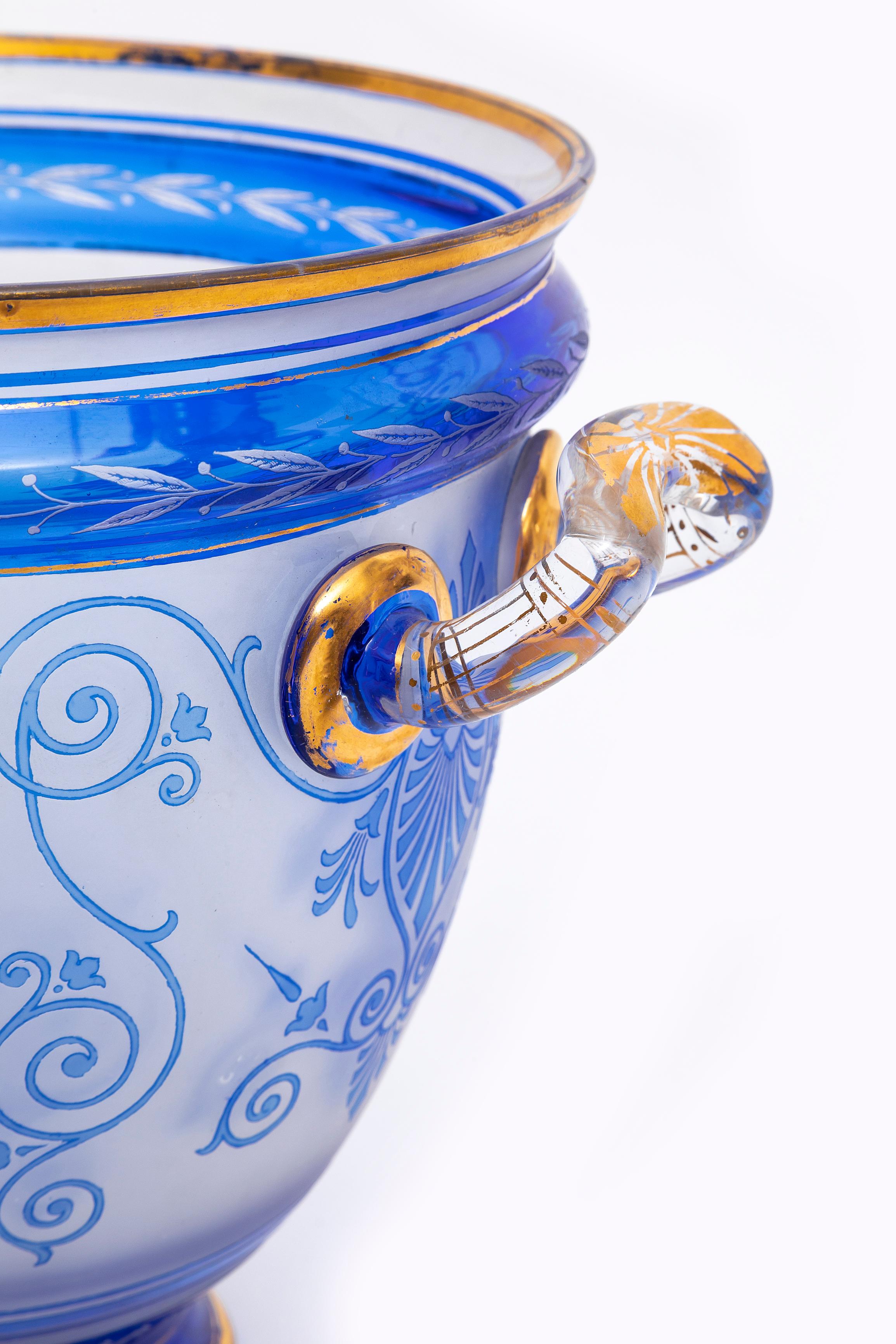 English 19th C. Thomas Webb & Sons Double Handle Cameo Vase, Signed G. Woodall For Sale 1