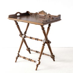 English 19th Century  Aesthetic Movement Butler's Tray