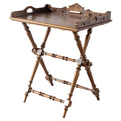 English 19th Century  Aesthetic Movement Butler's Tray