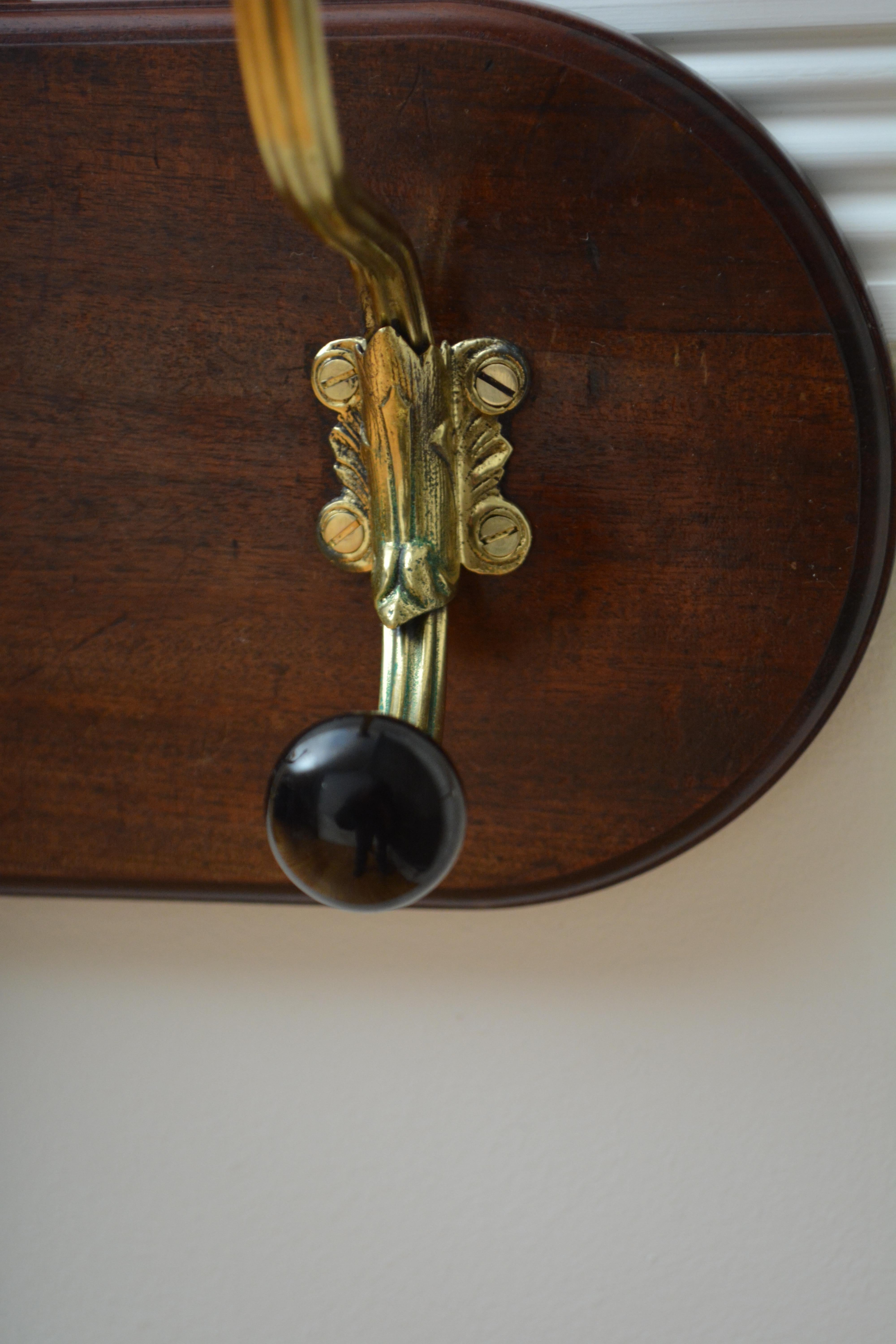Ganci per cappotti antichi del XIX secolo / Appendiabiti vittoriano c1880 in vendita 5