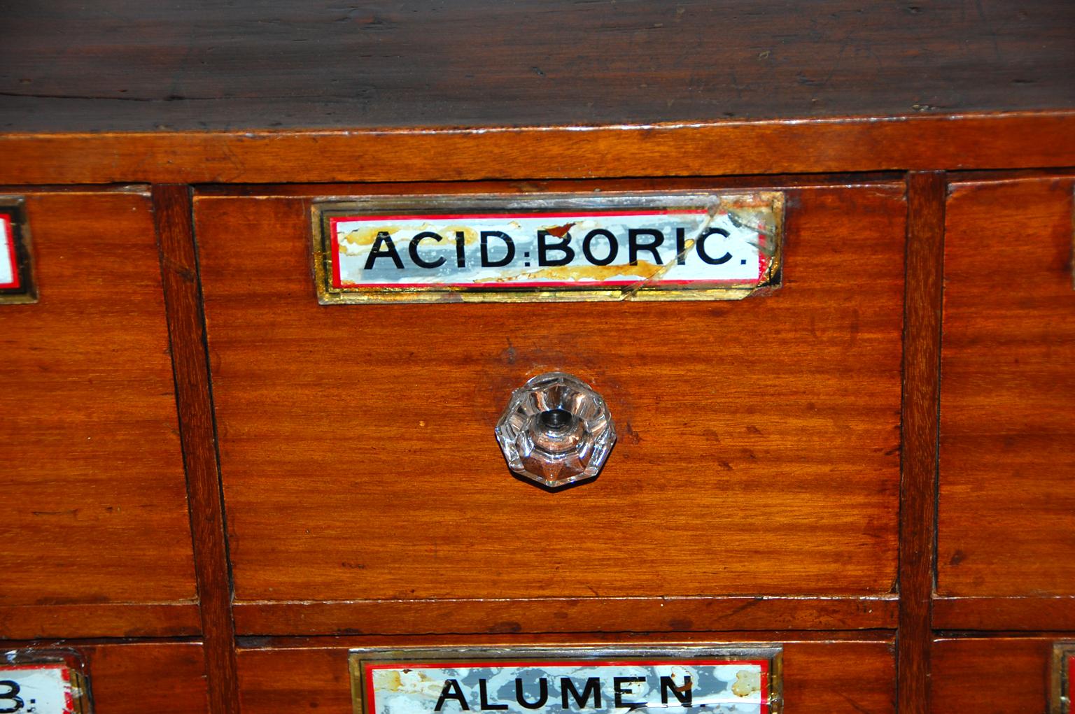apothecary drawers