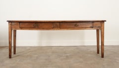 Englischer Eschenholz-Server aus dem 19.