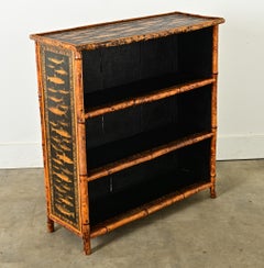 English 19th Century Bamboo Bookcase