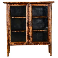 English 19th Century Bamboo Bookcase