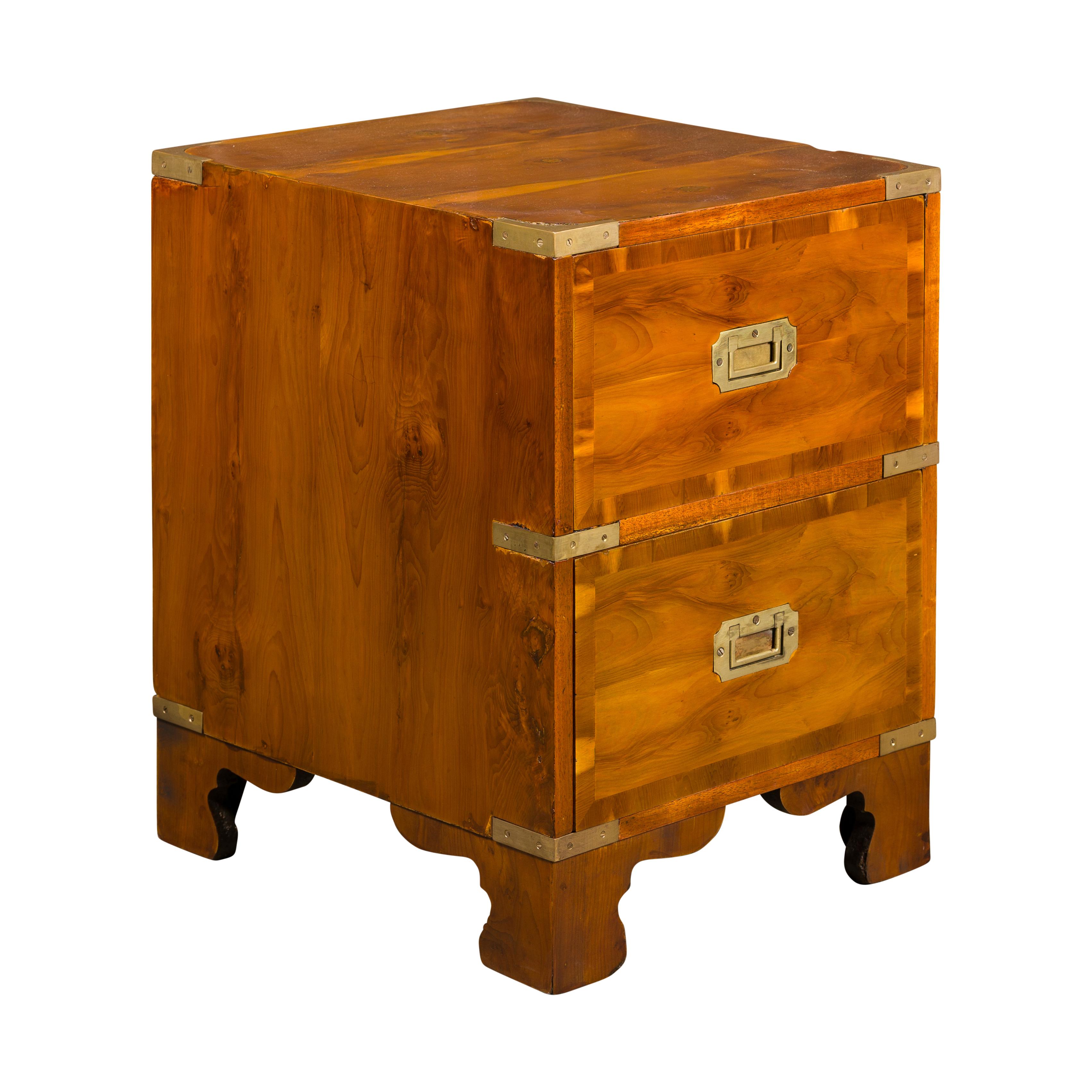 English 19th Century Bissitt & Brunton LTD Campaign Chest with Two Drawers For Sale 9