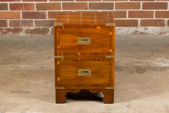 English 19th Century Bissitt & Brunton LTD Campaign Chest with Two Drawers